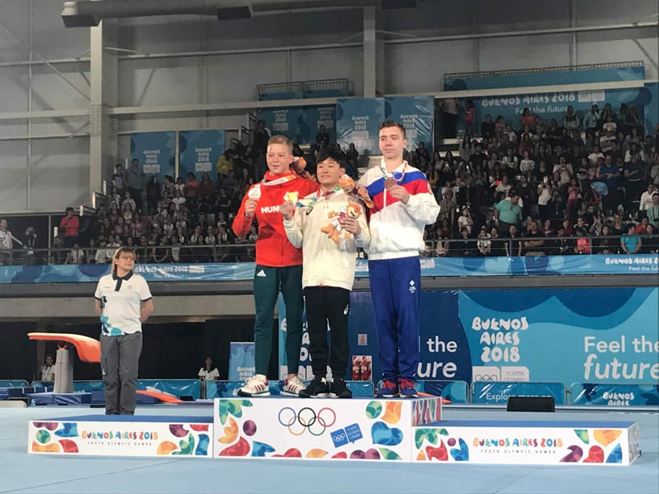 Balázs Krisztián ezüstérmes az ifjúsági olimpián